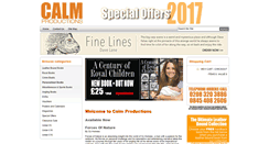 Desktop Screenshot of calmproductions.com